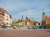 Дворцовая площадь в Варшаве-город Варшава